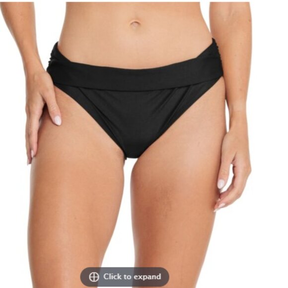 prAna Women's XL Marta Bikini Bottoms UPF 50+ Black NWT Swimsuit Swim - Picture 6 of 7